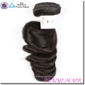 100% cheveux crus de trame de machine de cheveux humains en vrac